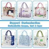 Sac fourre-tout à bandoulière pour femme, style Instagram, grande capacité, pour le shopping et les étudiants, motif Nénuphars de Monet du British Museum, en toile avec fermeture éclair
