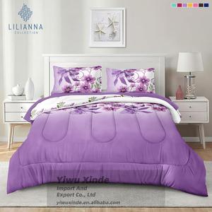 Juego de edredón de cama de 4 piezas, juegos de edredón, juegos de edredón de algodón de lujo, tamaño king para el frío - Product Image 6