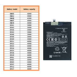 Batería recargable de polímero de litio <span class=keywords><strong>BN57</strong></span> Batería de teléfono móvil para <span class=keywords><strong>Xiaomi</strong></span> Poco X3 Pro Poco X3 PNFC - Product Image 6