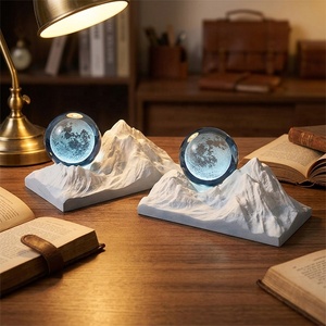Caja <span class=keywords><strong>de</strong></span> Regalo <span class=keywords><strong>de</strong></span> Aromaterapia con Decoración <span class=keywords><strong>de</strong></span> Luna Celestial y Montaña, Difusor <span class=keywords><strong>de</strong></span> Luz Nocturna con Bola <span class=keywords><strong>de</strong></span> Cristal Encantadora, Regalo <span class=keywords><strong>de</strong></span> Lujo - Product Image 2