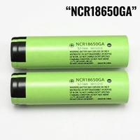 Batterie lithium-ion rechargeable cylindrique BSY NCR18650GA 3.7V 3500mAh 10A à décharge rapide pour vélos électriques, lampes de poche et outils électriques