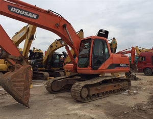 Excavatrice sur chenilles Doosan DH220-7 DH225-7 d'occasion de haute qualité de Corée avec moteur Daewoo et composants du noyau de la pompe à vendre - Product Image 1