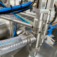 Machine de remplissage de miel semi-automatique/équipement/dispositif pour l'eau/liquide/condenser en conserve/sauce