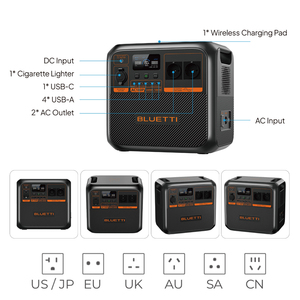 <span class=keywords><strong>Bluetti</strong></span> AC180 generador <span class=keywords><strong>solar</strong></span> estación de energía UPS portátil Ac salida estación de energía batería para exteriores - Product Image 2