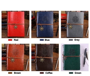 A5 nuevo cuaderno de viaje de cuero hecho a mano Vintage con cuaderno de notas recargable para tomar notas - Product Image 3