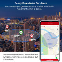 Traceur GPS sans fil magnétique puissant avec surveillance de la température MiCODUS, dispositif de suivi 4G avec géolocalisation pour conteneurs de marchandises et actifs ML500G