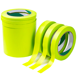 Ruban <span class=keywords><strong>de</strong></span> papier <span class=keywords><strong>de</strong></span> riz Washi <span class=keywords><strong>de</strong></span> couleur verte UV 30 jours sans résidu gratuit colle acrylique imperméable peinture automobile masquage <span class=keywords><strong>peintre</strong></span> adhésif - Product Image 1