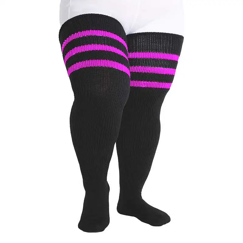 Wholesale Over Knee Thick Socks Extra Long Leg Warmers Cotton Stockings Women Plus Size Clothes