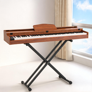 Piano numérique à touches lestées BD-886F de l'usine chinoise OEM, 88 touches, clavier électronique avec 1000 sons et rythmes - Product Image 1