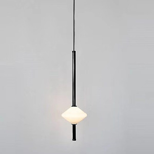 Lámpara de Araña LED Moderna Minimalista Nórdica con Marco de Hierro, Altura Ajustable, para Comedor, Barra de Bar, Dormitorio, Mesita de Noche - Product Image 3