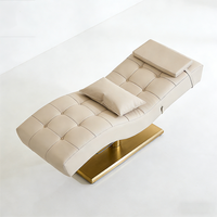 Lit de beauté et de spa de luxe doré à base rectangulaire, moderne, réglable en hauteur, pour sourcils et cils, portable et durable