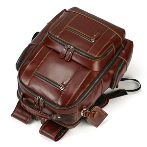 <span class=keywords><strong>Sac</strong></span> à dos vintage pour <span class=keywords><strong>homme</strong></span> en <span class=keywords><strong>cuir</strong></span> véritable Crazy Horse <span class=keywords><strong>Sac</strong></span> multi-fonctionnel pour <span class=keywords><strong>ordinateur</strong></span> portable <span class=keywords><strong>15</strong></span> <span class=keywords><strong>pouces</strong></span> grande capacité <span class=keywords><strong>Sac</strong></span> d'école - Product Image 2