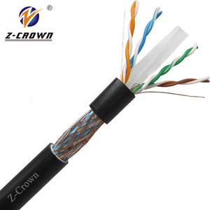 Câble Ethernet Gigabit UTP blindé 4*2 paires Cat6 500m en boîte pour extérieur, compatible D-Link, Cat5e SFTP pour intérieur - Product Image 4