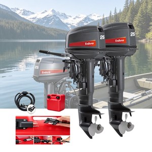 Moteur 2 temps haute performance 25 CV à faible consommation de carburant pour bateau de pêche en lac américain - Product Image 3