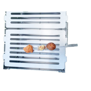 Griglia <span class=keywords><strong>Barbecue</strong></span> Portatile in Acciaio Inox, <span class=keywords><strong>Valigetta</strong></span> Grande per Campeggio e BBQ all'Aperto, con Gambe Pieghevoli - Product Image 3