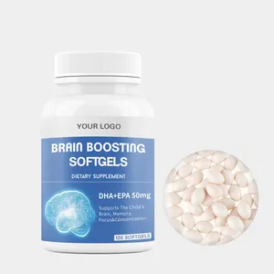 GMP Factory OEM ODM Hot Sale Brain Capsule Nutritional Supplement Enhance Brain Focus Good Memory Soft Capsule