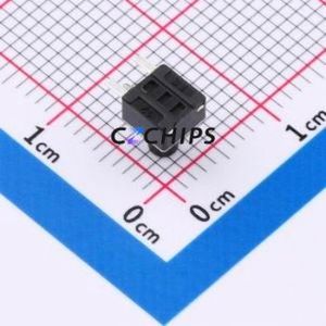 SMG-02B-H060A0 Tactile Switch Bent Lead Through Hole-3P,4.5x4.5mm Switch Single Pole Single Throw Round Button 2.5N 4.5mm - Product Image 2