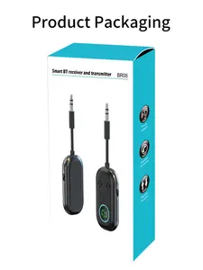 Récepteur et émetteur Bluetooth pour voiture de qualité supérieure 2-en-1 avec son stéréo sans perte et reconnexion automatique pour système audio de véhicule - Product Image 5