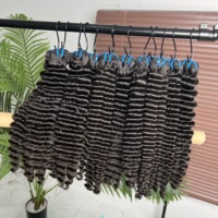 Extensions de cheveux humains vierges bruts vietnamiens 100% naturels, ondulés profonds, double épaisseur, 22 pouces, vente en gros