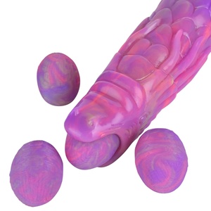 Jouet sexuel féminin lumineux en forme d'œuf de dragon, simulation de vagin, pour la pénétration vaginale, jouet intime pour le lit - Product Image 2