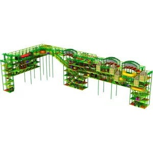 Dream special customized kids play area indoor 7 levels height naughty castle sports product game playground equipment