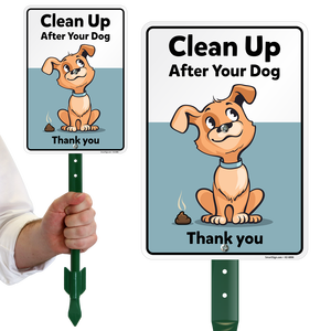 Tanda rumah anjing, ramah lingkungan, anjing berlari, grafis, ramah lingkungan, luar ruangan, ringan, warna tahan lama - Product Image 1