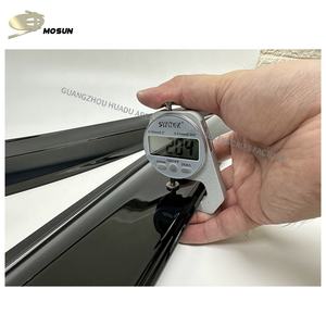 Visera de ventana PMMA para <span class=keywords><strong>MITSUBISHI</strong></span> TRITON L200 <span class=keywords><strong>2023</strong></span> + visera de ventilación escudo meteorológico Deflector cortavientos protector de lluvia 2024 2025 - Product Image 5