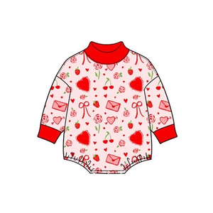 Combinaison à manches longues pour bébé fille, collection printemps, thème Saint-Valentin - Product Image 3