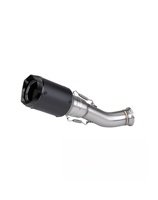 Nouveau kit d'échappement de moto en acier inoxydable de haute qualité pour montage universel, rétrofit/amélioration, section intermédiaire et silencieux arrière AR