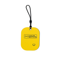 Localizador de Maletas y Billeteras, Rastreador de Equipaje, Etiqueta de Plástico con Llave en Tiempo Real, Compatible con AirTag, Aplicación Android, Resistente al Agua