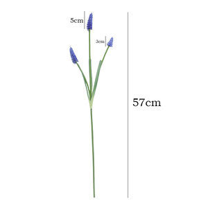 Tige <span class=keywords><strong>de</strong></span> jacinthe artificielle en tissu <span class=keywords><strong>de</strong></span> soie pour arrangements floraux, décoration intérieure et présentation en magasin - Product Image 5