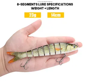 Bass Fishing Lures Custom Lifelike Wobbler Top Water Trolling Lure Fish Artificial Swim Bait Trout Bass Fishing Lures