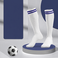 Chaussettes de football longues pour hommes, antidérapantes, anti-odeur, avec semelle en tissu éponge, épaisses et professionnelles, pour l'été (vente en gros)