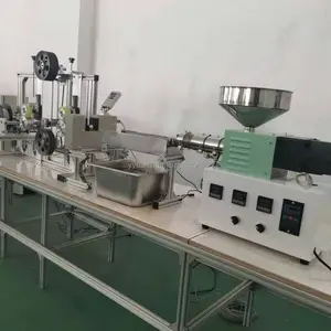 1.75/3 millimetri PLA/ABS 3D filamento lab estrusore macchina mini/piccolo laboratorio 3D stampante filamento estrusore 3kg/h di capacità di linea di estrusione