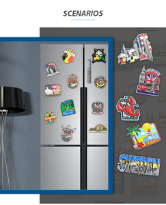 Imán de Refrigerador de Metal Esmaltado Personalizado de Recuerdo Turístico de Ámsterdam, Países Bajos, Holanda - Product Image 6