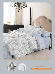 Juego de Sábanas Xdy-Home de 4 Piezas, Algodón con Estampado Floral, Tamaño Individual, Antiarrugas, para Uso Doméstico - Product Image 3