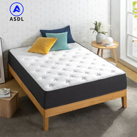 Faltbare, solide Gel-Latex-Matratze mit atmungsaktivem Massage-Stoff, hochwertige King-Size-Taschenfederkern-Memory-Foam-Matratze