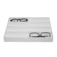 Organisateur de tiroir en acrylique, boîte de rangement pour montres, lunettes et bijoux, diviseur de compartiment personnalisable