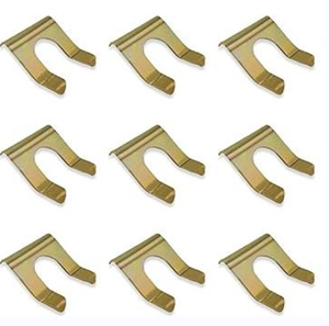 Clip di Fissaggio a U in Metallo per Tubi Freno, Morsetti Sostitutivi per Cavi Freno per Auto, Moto, Camion e Lavorazione Lamiera - Product Image 2