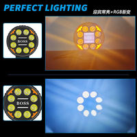 Nouveaux phares tout-terrain en aluminium de 4 pouces, très demandés, 4x4, 6000K, lumière de travail LED avec projecteur DRL pour camion, voiture, moto