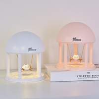 Lampe de chevet portable USB, chambre à coucher, nouveauté personnalisée, étude, maison, lumière LED nocturne, chat mignon, petite lampe de bureau, ambiance, cadeau, projection, lampe de table antique