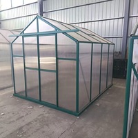 Petite serre de jardin en polycarbonate pour l'élevage de poulets et le jardinage toute l'année