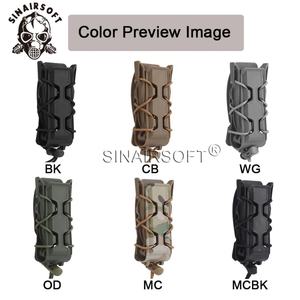 Bolsa Táctica MOLLE Impermeable de Nailon SINAIRSOFT para Cargadores de 9mm/45acp con Cuerda Elástica - Product Image 3