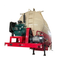 Compresor Industrial Sin Aceite Shansen Factory YS260-14m³/min con Motor Diésel para Planta de Concreto