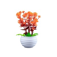 ODIS Mini Adornos Florales Modernos y Ecológicos de Eucalipto en Maceta, Planta Artificial Decorativa para Hogar y Oficina, Más Vendida