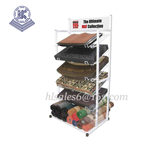 Đa Chức Năng Tầng Showroom Kim Loại Cửa Mat Hiển Thị Đứng Xe Mat Hiển Thị Kệ Thảm Thảm Kệ - Product Image 4