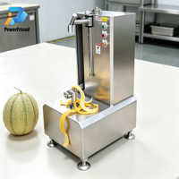 Éplucheuse électrique de citrouilles, melons, papayes et ananas 0,75-1,5 kW 5 kg/h pour usines de transformation et restaurants