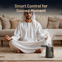 Brûleur d'encens électrique BK-118, diffuseur d'arômes arabes, brûleur d'encens pour la décoration de la maison, voiture, USB Bakhoor