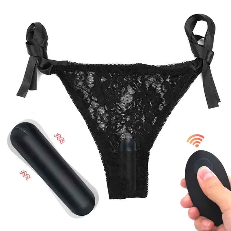 Wearable Vibrators Wholesale Wireless Invisible Wearable Underwear with Remote Bullet Vibrator Sex Toys for Woman