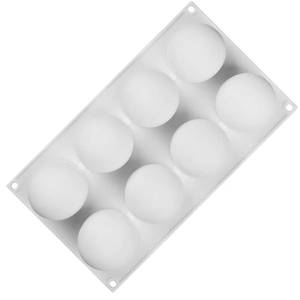 Moule à mousse rond à 6 cavités pour faire des dômes de gâteau, moule à mousse en silicone de qualité alimentaire, moule de cuisson antiadhésif - Product Image 3